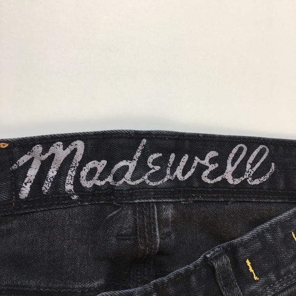 SALE❤️Madewell Skinny Jeans BLACK 24 - Picture 7 of 7